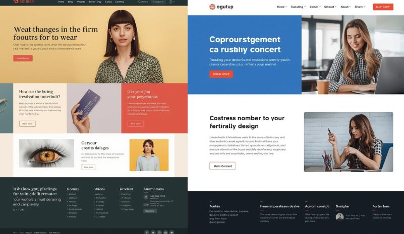 Bố cục website rõ ràng